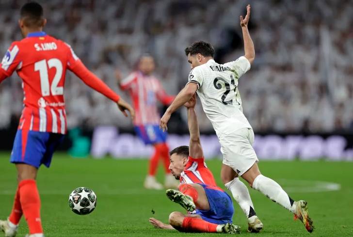 马德里联赛中发生了一场精彩且激烈的比赛